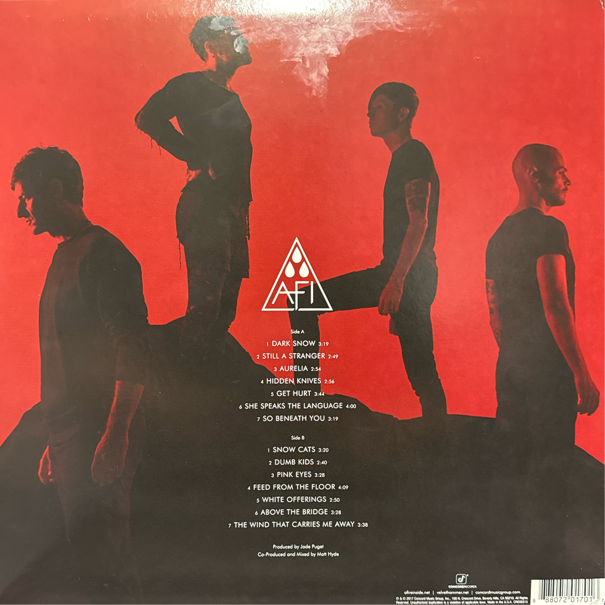 AFI – AFI (The Blood Album) - signed record