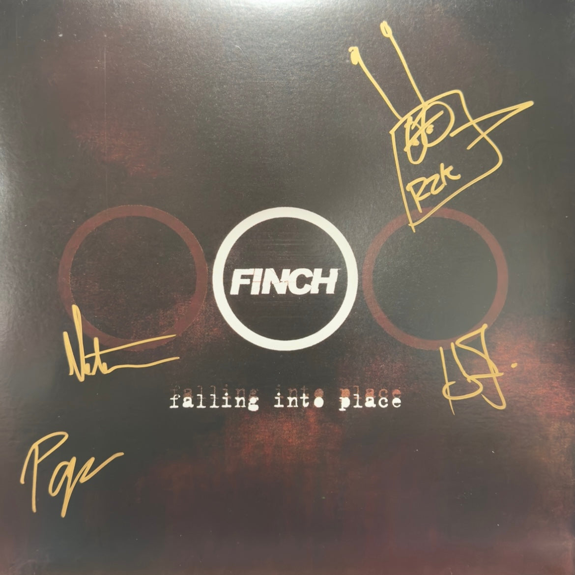 Finch - Falling Into Place - signed record