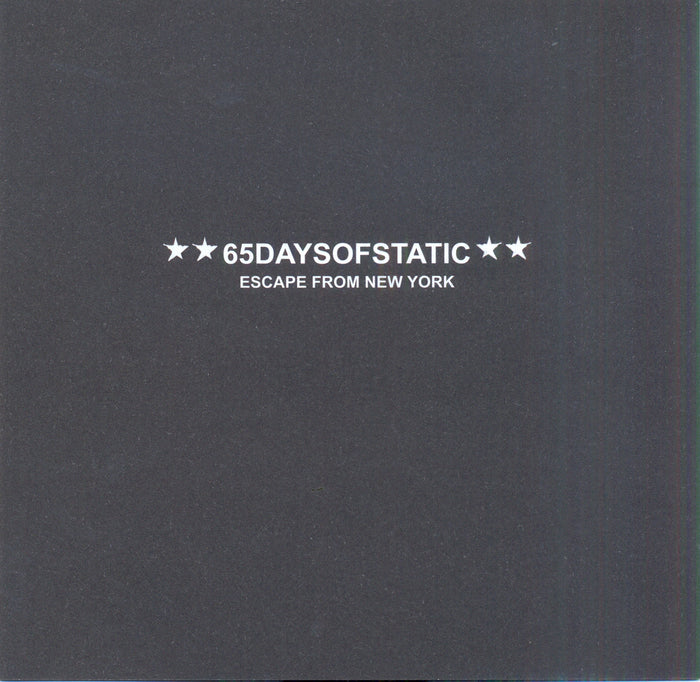 65daysofstatic - Escape From New York (CD+DVD) - CD
