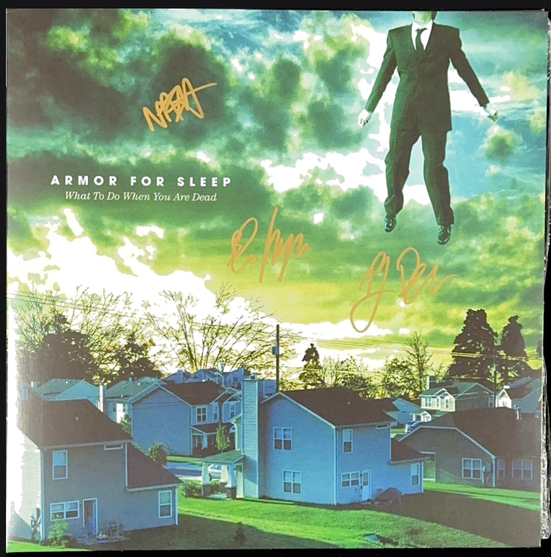 Armor For Sleep - What To Do When You Are Dead - signed record