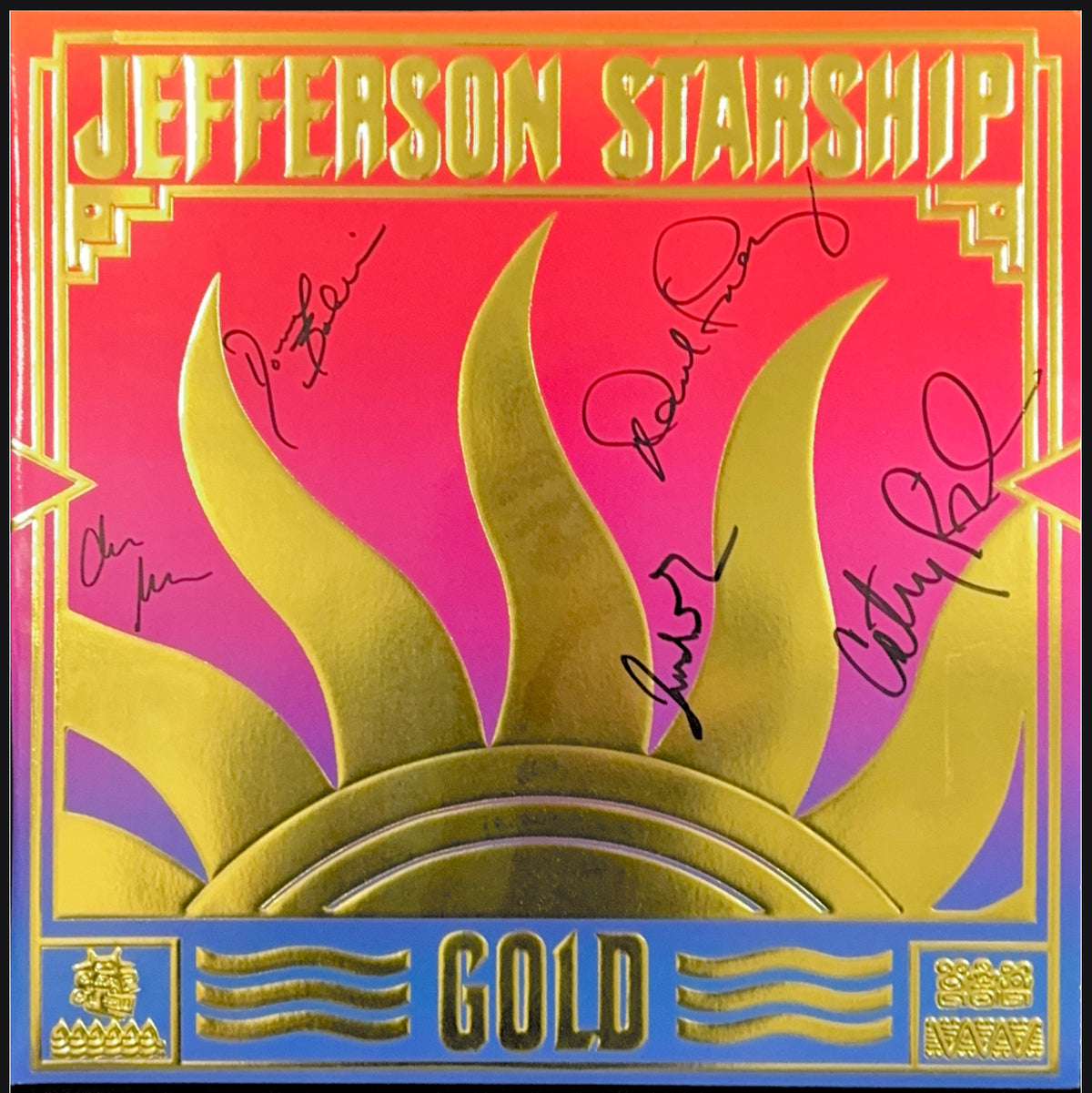 Jefferson Starship ‎- Gold - signed record