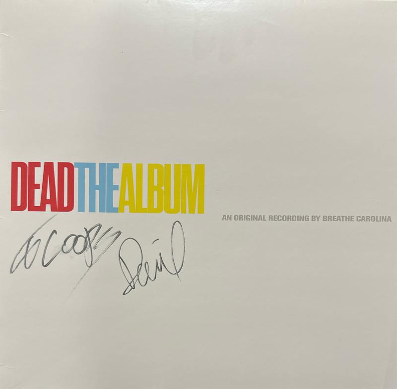 Breathe Carolina – Deadthealbum - signed record