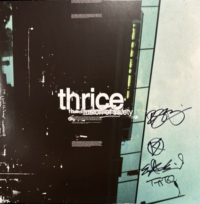 Thrice - the illusion of safety - signed record