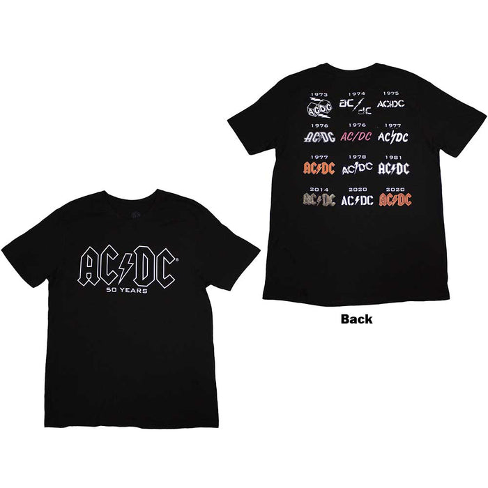 AC/DC - Logo History - T-Shirt