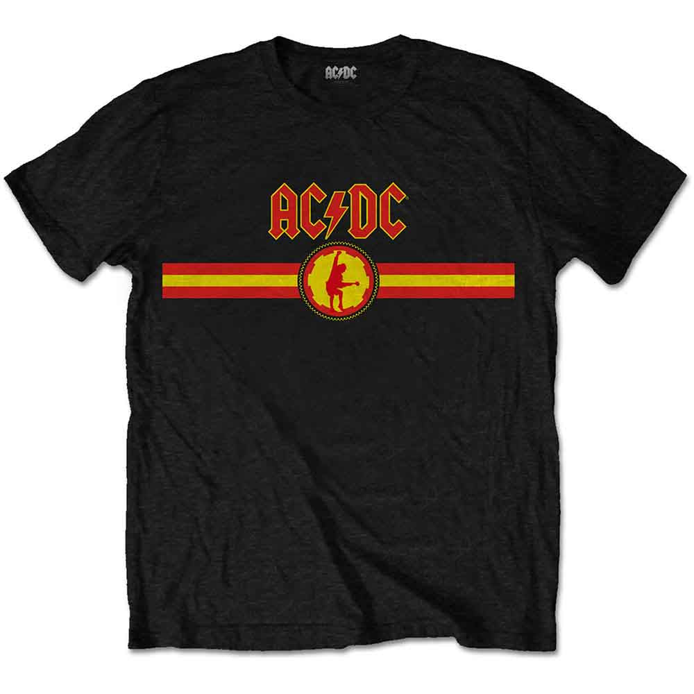 AC/DC - Logo & Stripe - T-Shirt