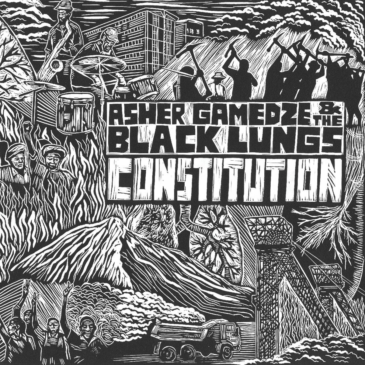 Asher & The Black Lungs Gamedze - Constitution - Vinyl