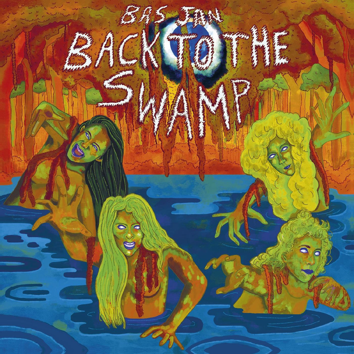 Bas Jan - Back to the Swamp (ORANGE CRUSH VINYL) - Vinyl