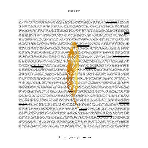 Bear's Den - So that you might hear me [LP] - Vinyl