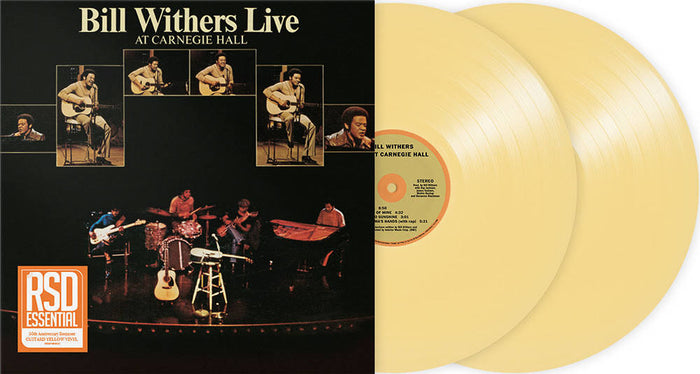 Bill Withers - Live At Carnegie Hall (RSD Essential, Custard Yellow Colored Vinyl) (2 Lp's) - Vinyl