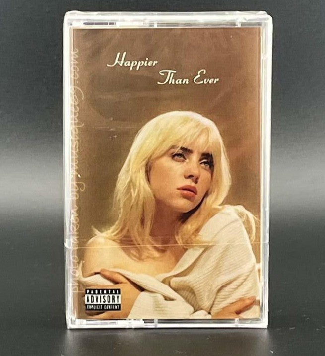 Billie Eilish - Happier Than Ever (Limited Edition, Spotify Fans First Exclusive Magnolia Shell Edition) (Cassette) - Cassette