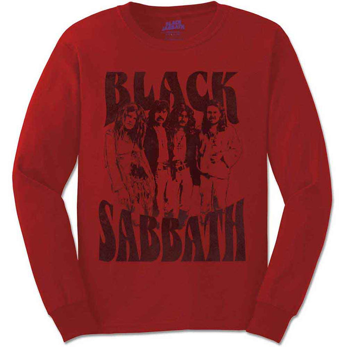Black Sabbath - Band and Logo - T-Shirt