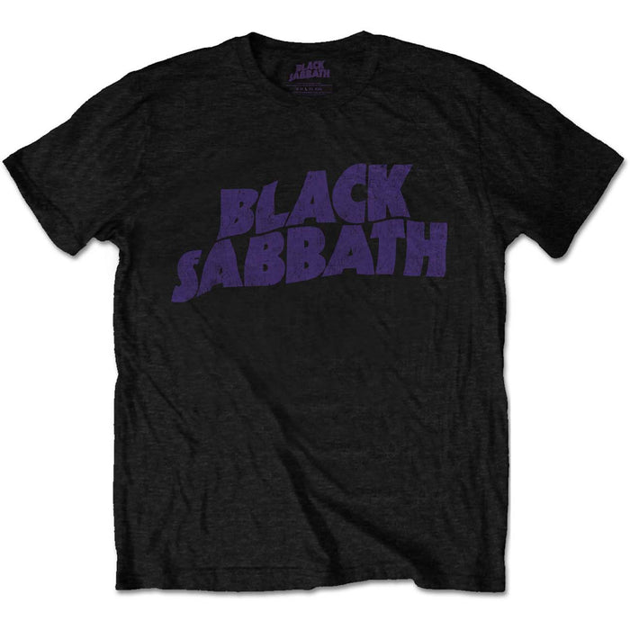 Black Sabbath - Wavy Logo Vintage - T-Shirt