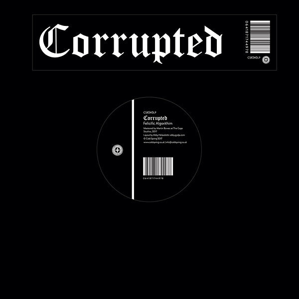 CORRUPTED - Felicific Algorithim - Vinyl