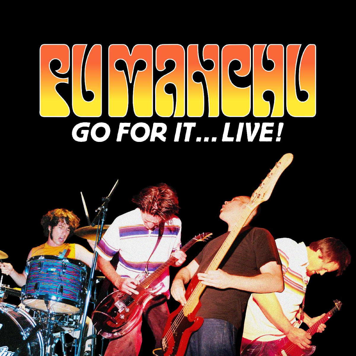 Fu Manchu - Go For It‚Ä¶Live! (NEON ORANGE & NEON YELLOW VINYL) - Vinyl