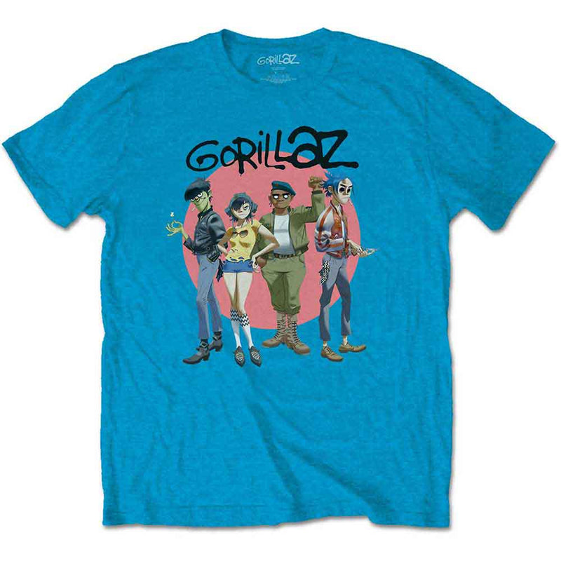 Gorillaz - Group Circle Rise - T-Shirt