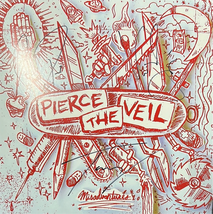 Pierce the Veil - Misadventures - signed record