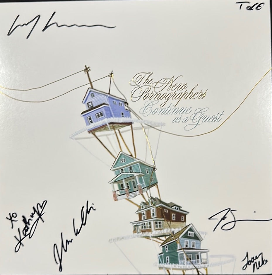 The New Pornographers - Continue as a Guest - signed record