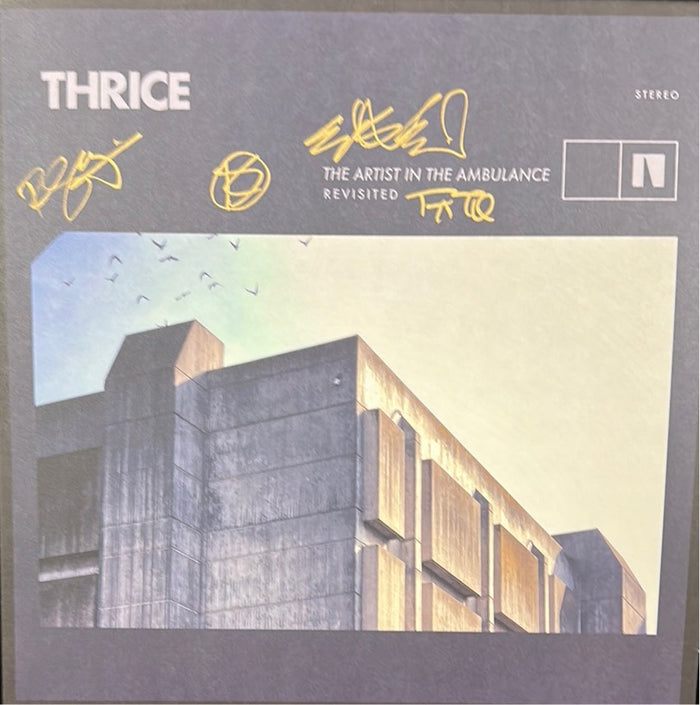 Thrice- The Artist in the Ambulance Revisited - signed record