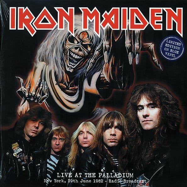 Iron Maiden - Live at the Palladium, New York, 29th June 1982 (Limited Edition, Blue Vinyl) [Import] - Vinyl