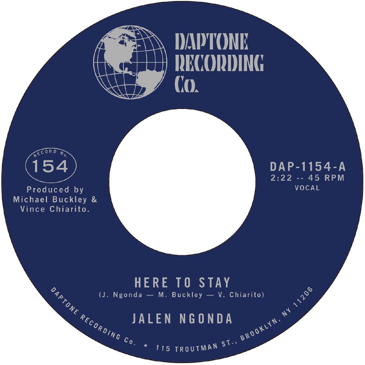 Jalen Ngonda - Here to Stay b/w If You Don't Want My Love - Vinyl