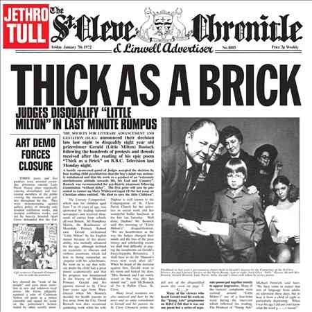 Jethro Tull - THICK AS A BRICK - Vinyl