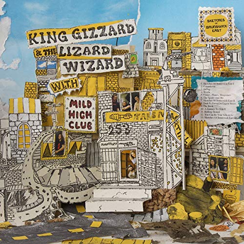 King Gizzard & The Lizard Wizard/Mild High Club - Sketches Of Brunswick East [LP] [Yellow w/ Blue Splatter] - Vinyl