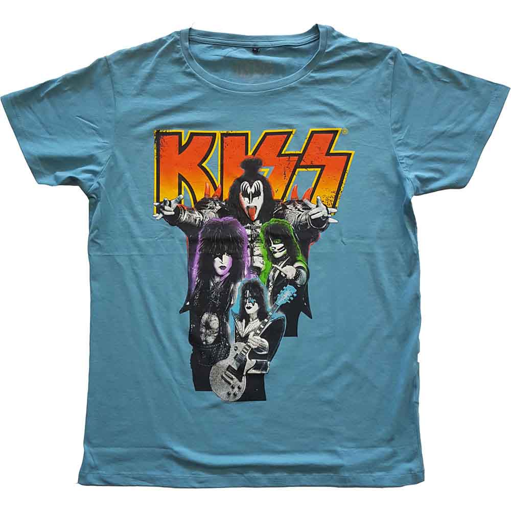 Kiss - Neon Band - T-Shirt