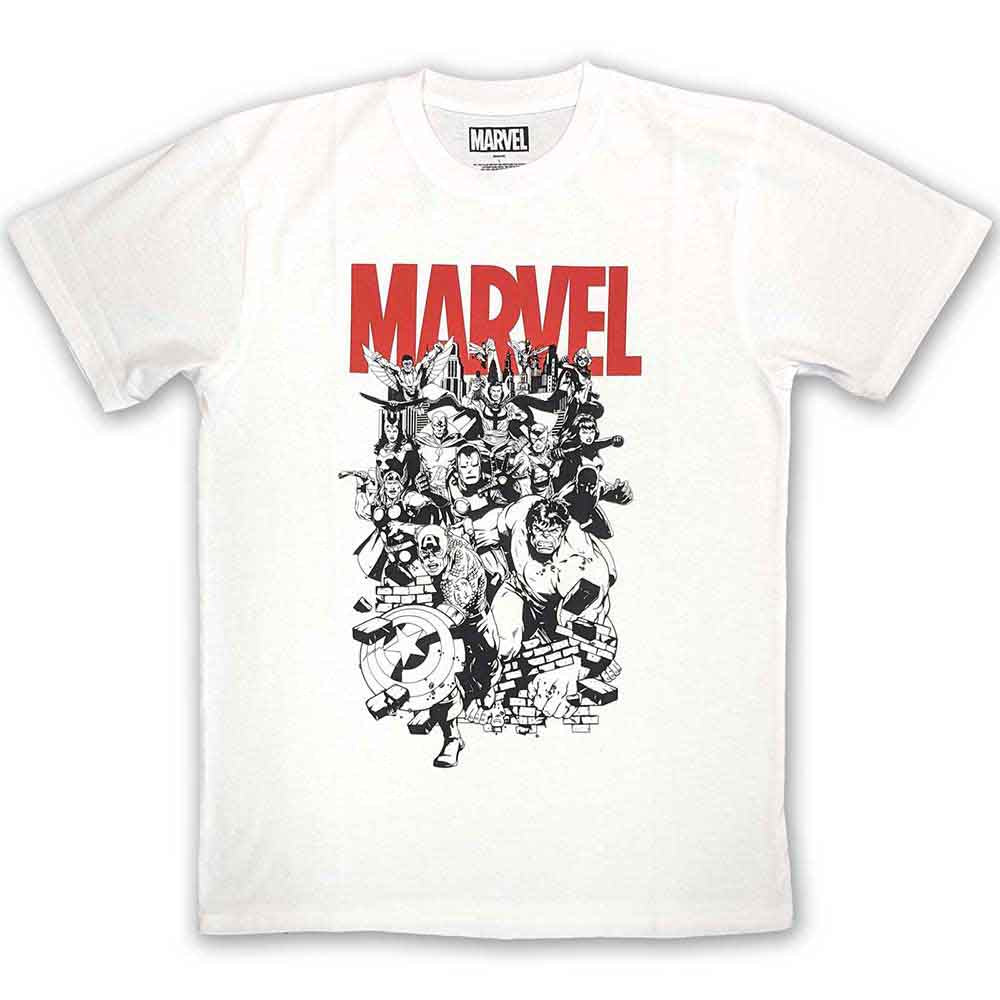 Marvel Comics - Black & White Characters - T-Shirt