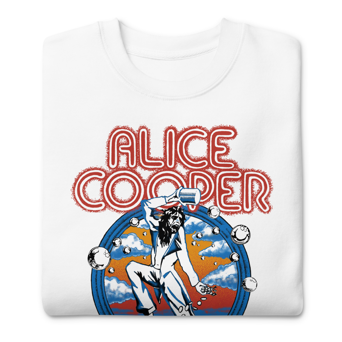 Alice Cooper - 1973 Tour Sweatshirt - White