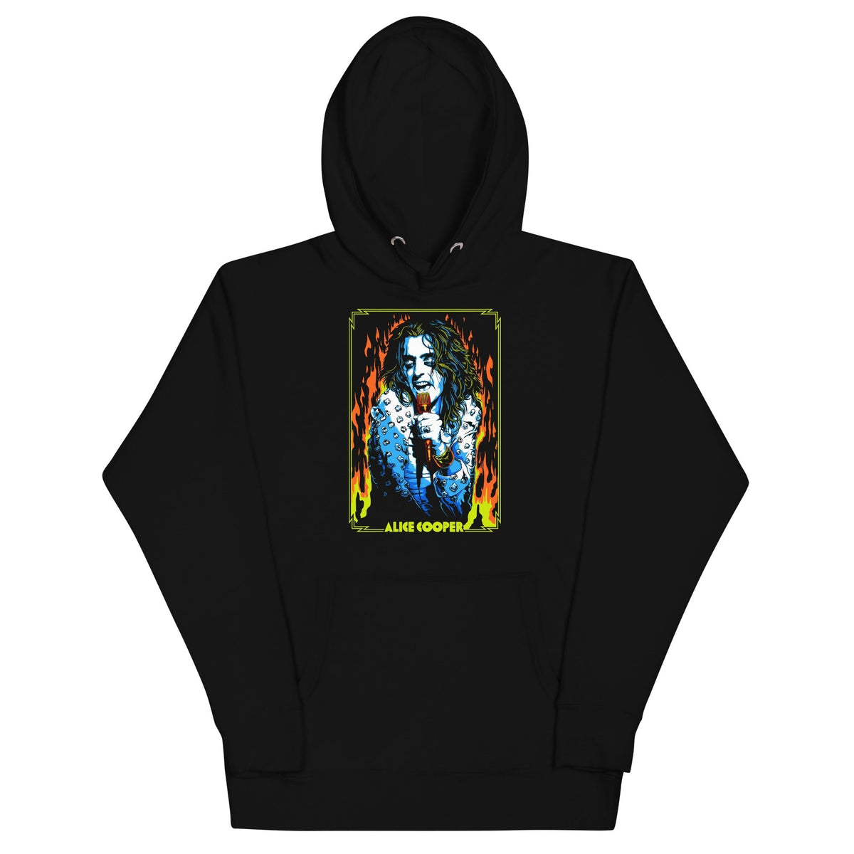 Alice Cooper - Flames Hoodie - Black