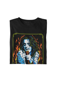 Alice Cooper - Flames T-Shirt - Black