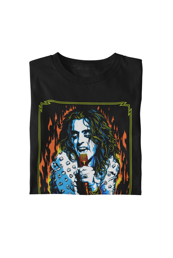 Alice Cooper - Flames T-Shirt - Black