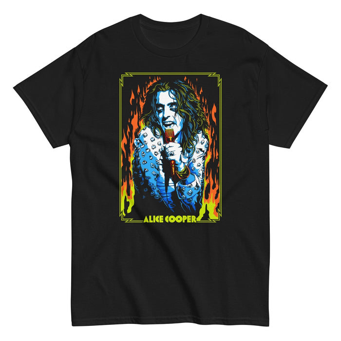 Alice Cooper - Flames T-Shirt - Black