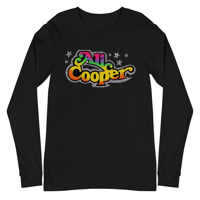 Alice Cooper - Gradient Star Long Sleeve T-Shirt - Black