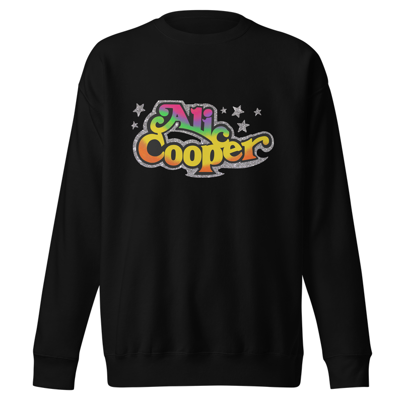 Alice Cooper - Gradient Star Sweatshirt - Black