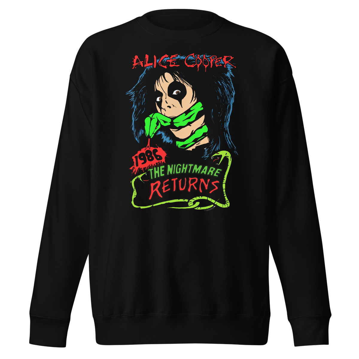 Alice Cooper - Nightmare Returns Sweatshirt - Black