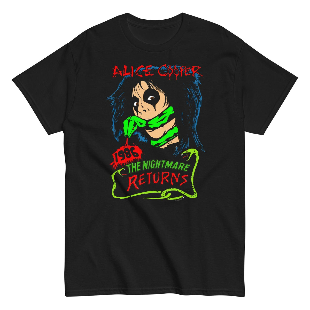 Alice Cooper - Nightmare Returns T-Shirt - Black