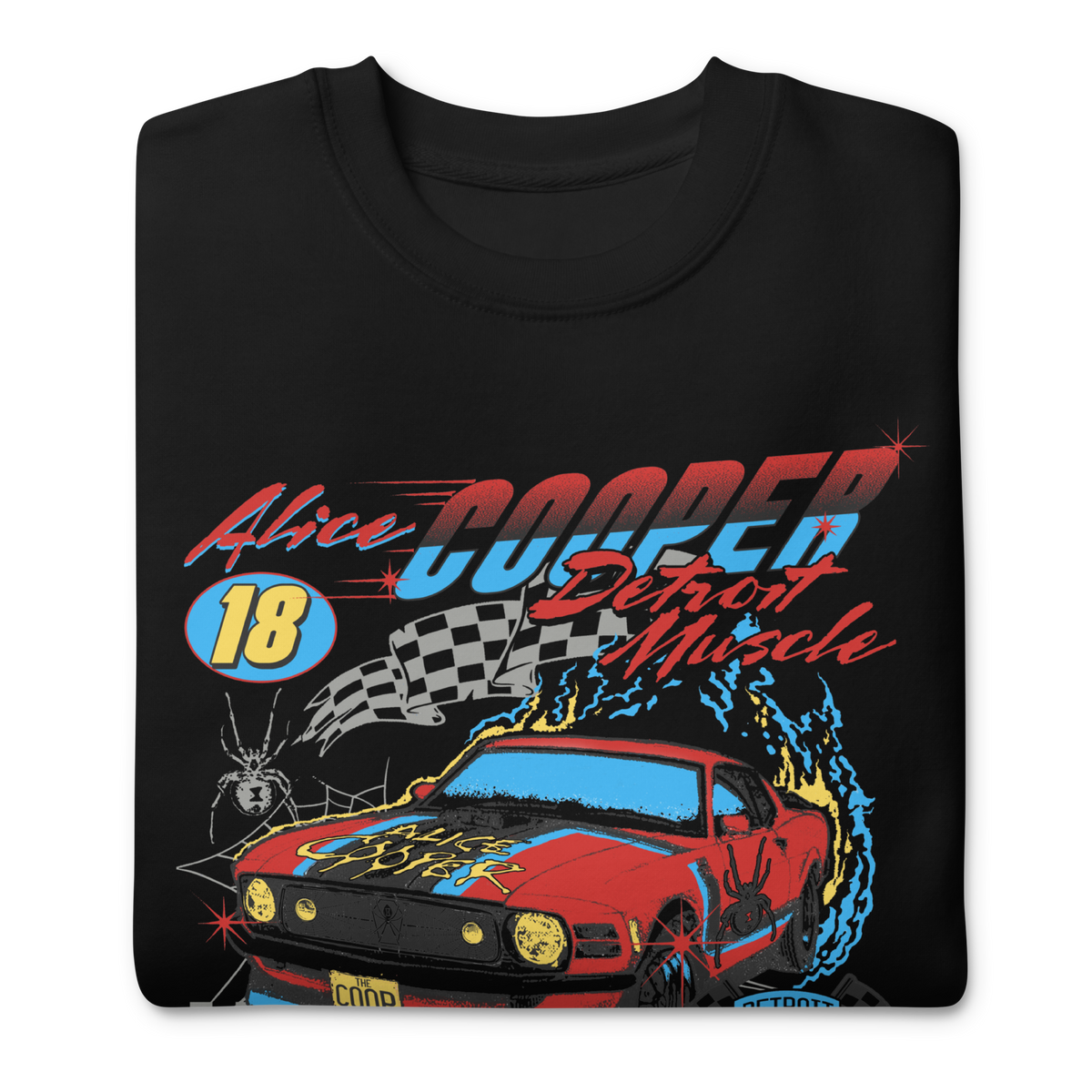 MerchMoment - Alice Cooper - Racecar Sweatshirt -