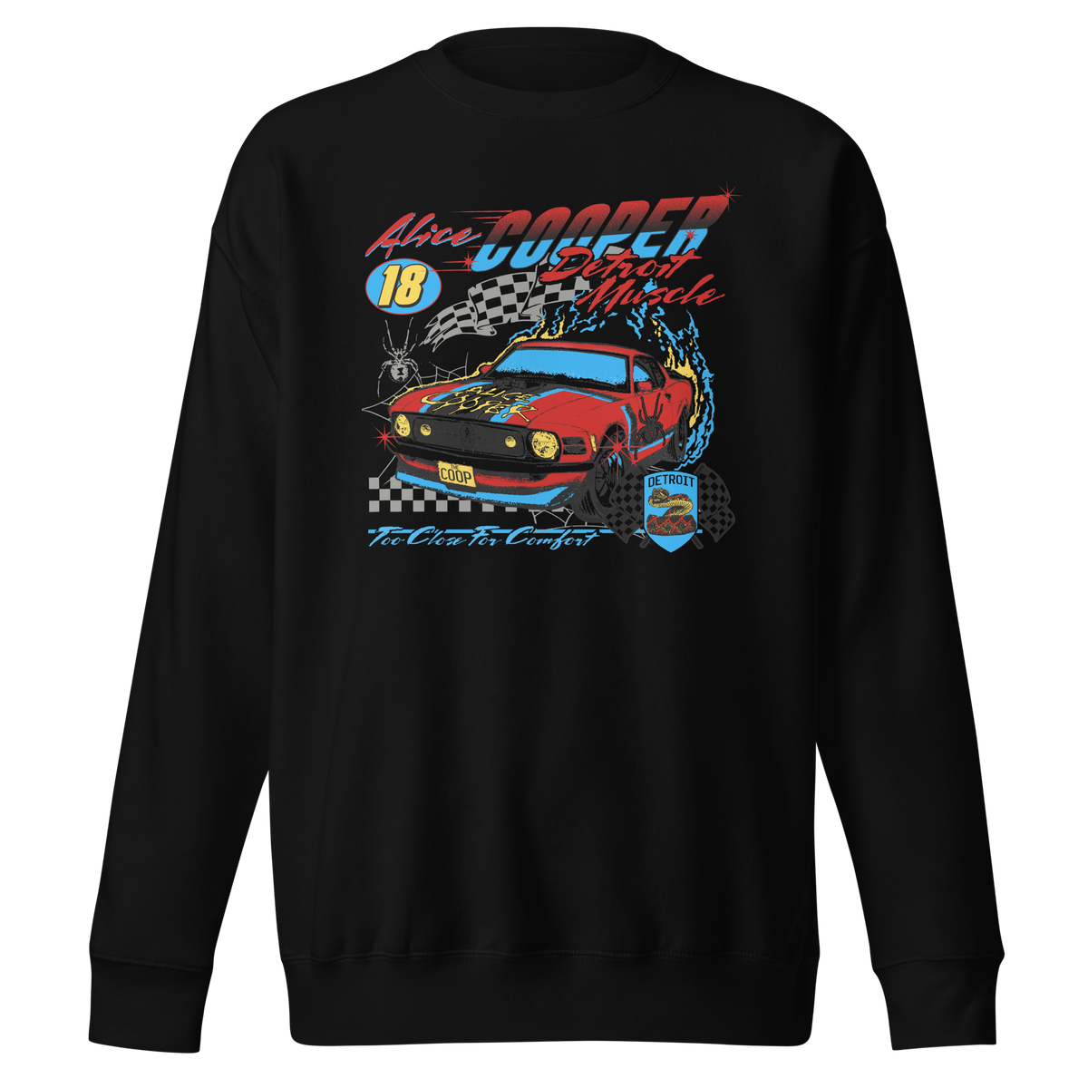 Alice Cooper - Racecar Sweatshirt - Black