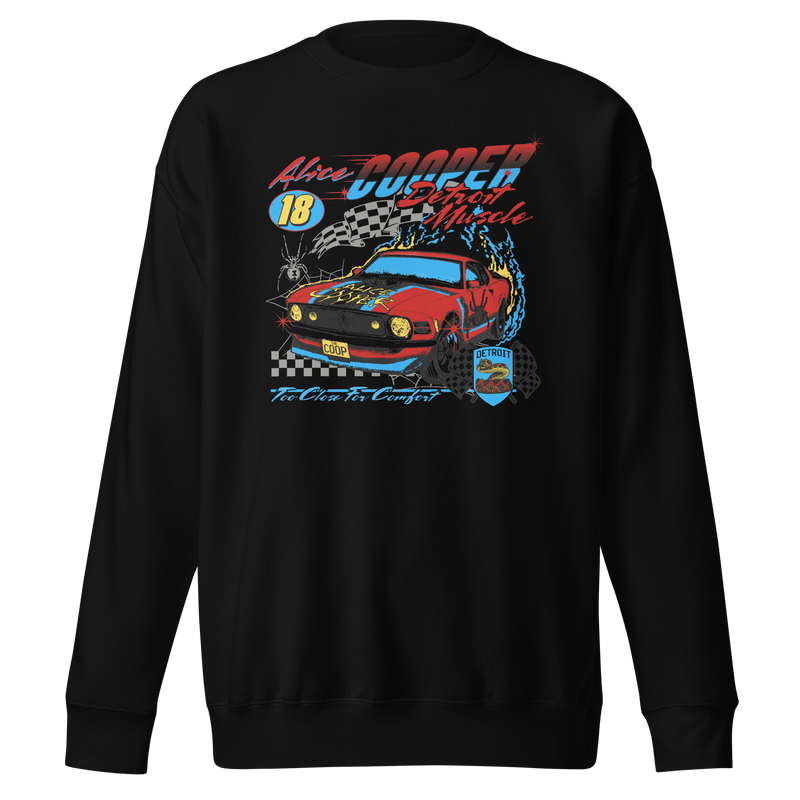 Alice Cooper - Racecar Sweatshirt - Black