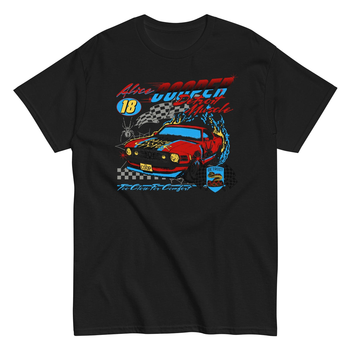 Alice Cooper - Racecar T-Shirt - Black