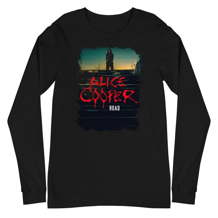 Alice Cooper - Road Long Sleeve T-Shirt - Black