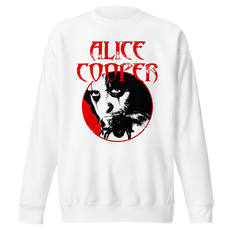 Alice Cooper - Staring Sweatshirt - White