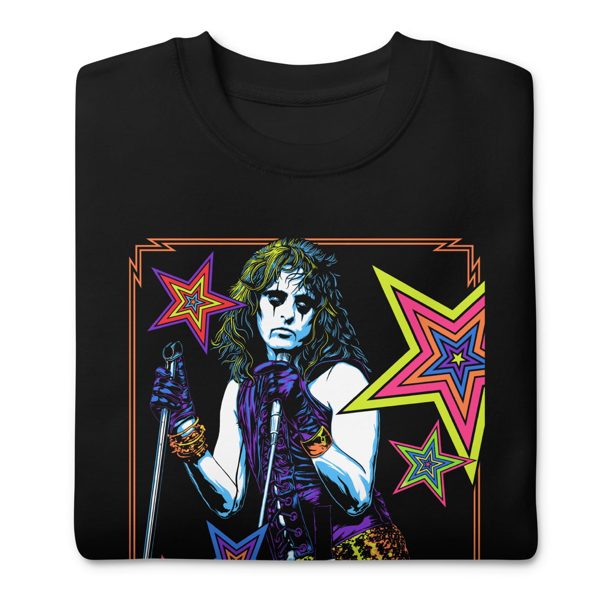 Alice Cooper - Stars Sweatshirt - Black