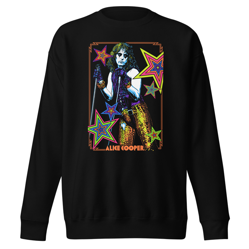 Alice Cooper - Stars Sweatshirt - Black