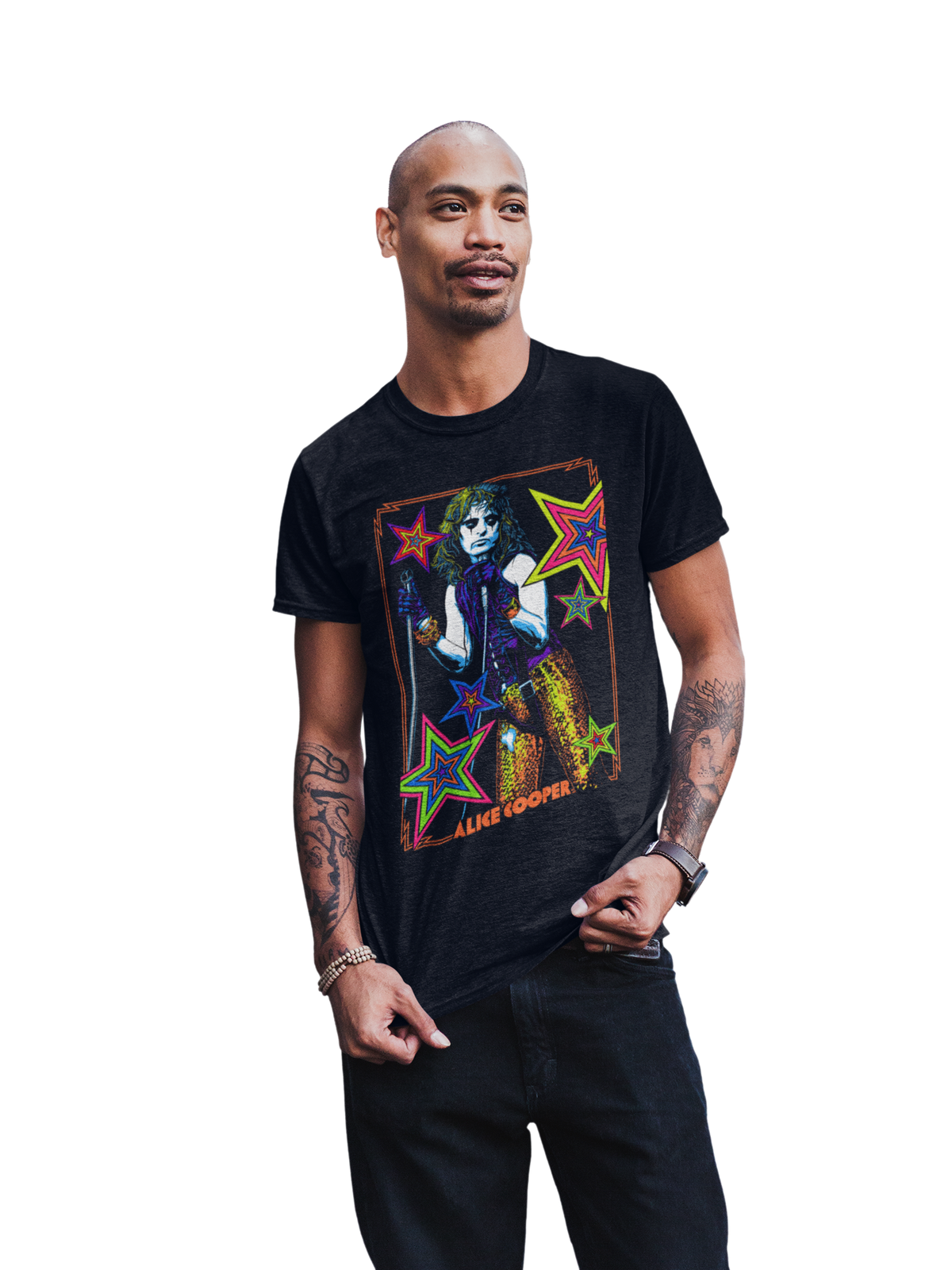 Alice Cooper - Stars T-Shirt - Black