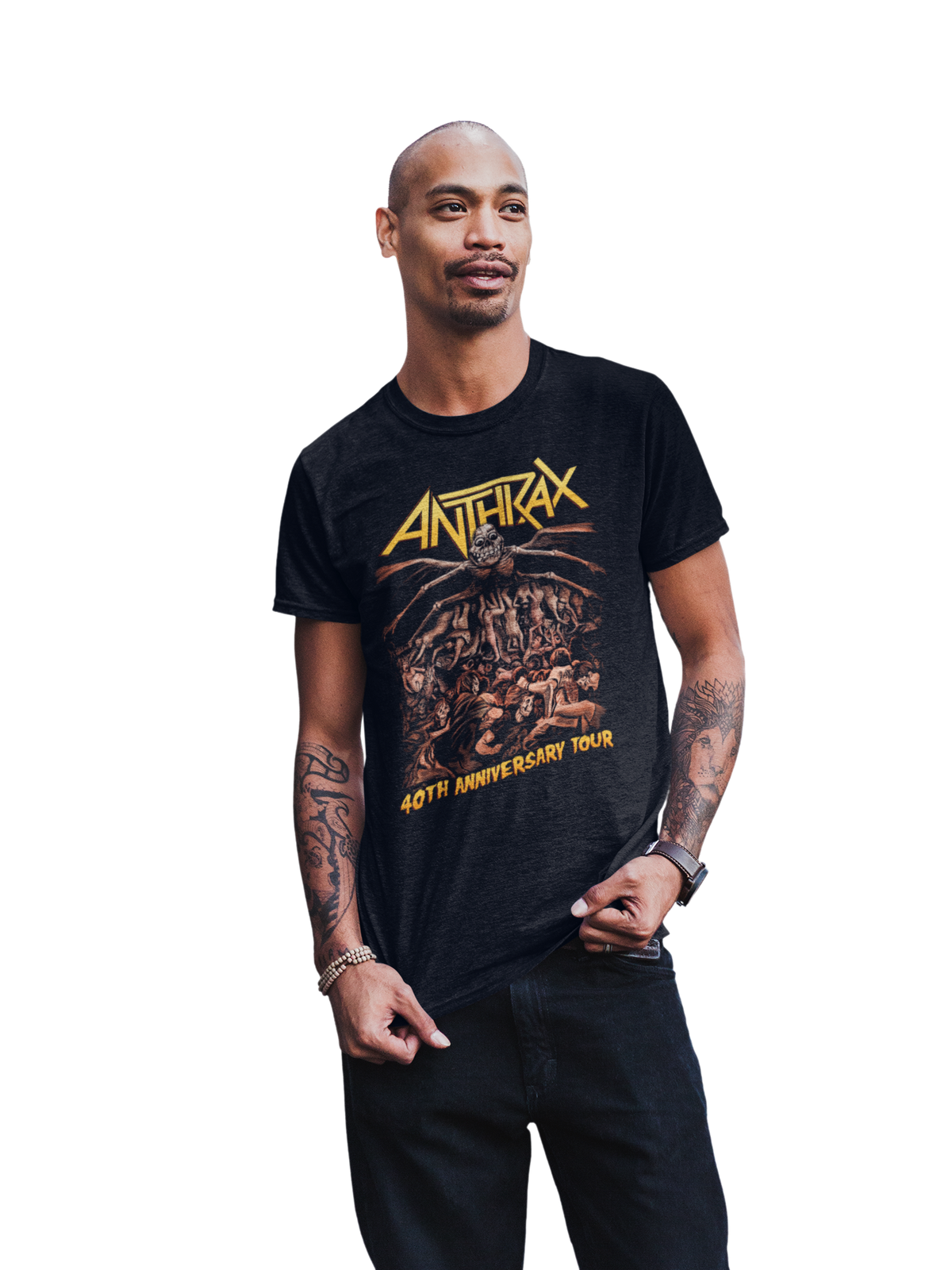 Anthrax - 40th Anniversary Tour T-Shirt - Black