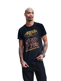 Anthrax - 40th Anniversary Tour T-Shirt - Black