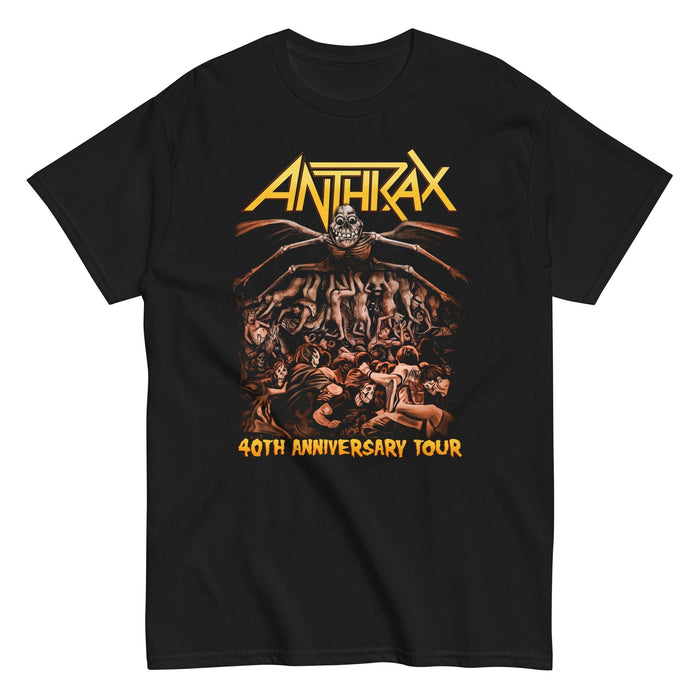 Anthrax - 40th Anniversary Tour T-Shirt - Black