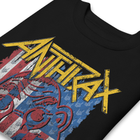 Anthrax - American Flag Sweatshirt - Black